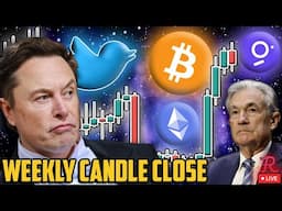 BITCOIN LIVE : BTC WEEKLY CANDLE CLOSE STREAM
