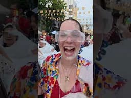 I experienced the biggest WATER festival in the WORLD 🥳! #shorts #thailand #bangkok #songkran