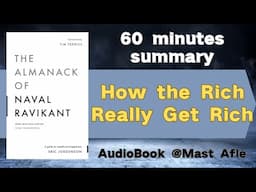 The Almanack of Naval Ravikant by Eric Jorgenson | audiobook summary | unique path toward wealthier