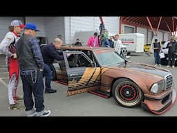 Went drifting in this 5 cylinder turbo diesel Mercedes... absolutely insane 🤯