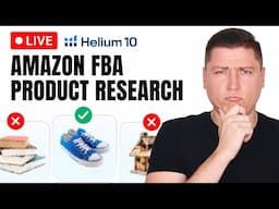 Amazon FBA Product Research Tutorial (Watch Me Find Winning Products LIVE)