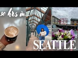 TRAVEL VLOG | 30 HRS IN SEATTLE, THINGS TO DO & PLACES TO SEE