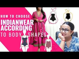 A guide to choose Anarkalis, shararars,Kurtas and Sarees according to body shape