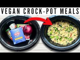 3 Vegan Dump-and-Go CROCK-POT Meals