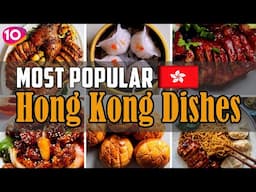 Top 10 Most Popular Foods in Hong Kong 🇭🇰 Must Try Best Street Food & Local Dishes!