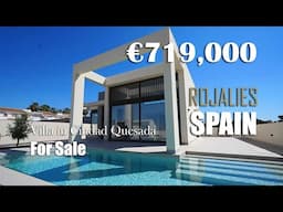 Modern Villa Avenida Malaga in Rojales, a quiet area of Ciudad Quesada, Spain | Spanish villa