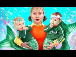 How to Become a Mermaid in Squid Game IRL!
