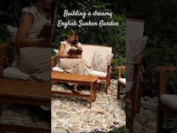 From Lawn to Lush Cottage-style English Sunken Garden #cottagegarden #gardening #gardeninspiration