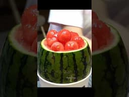 Shaved Ice with Whole Watermelon #shorts
