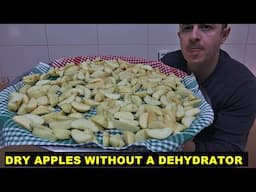 How to Dry Apples Easily at Home – Simple Apple Drying Method Even Works in Winter
