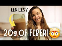 I replaced my breakfast with this crazy HIGH FIBER shake! (down 60lbs)