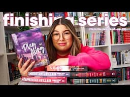 finishing EVERY series i'm in the middle of 📗✨⚾ episode 3 (30+ book series)