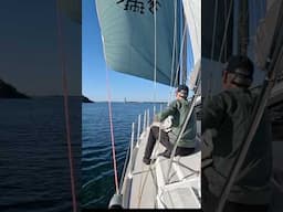 Sailing sunshine & calm Baltic sea … #sailing #sailingcouple #boreal