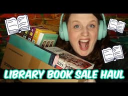 Awesome Library Book Sale Haul || Library Haul || Book Sale || Library Book Sale