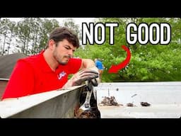 Her Husband Died Cleaning These Gutters ($550 Job Recap)