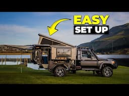 Camper Ready in Seconds! Not Your Grandma's Truck Camper