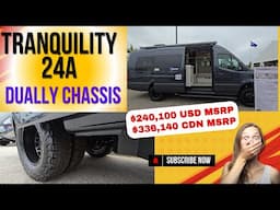 It's on a Dually chassis - 2025 Tranquility 24A Van Motorhome