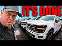 Nobody is BUYING ANYTHING...The Car Market IS DONE