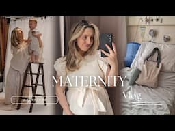 MATERNITY VLOG | Family photoshoot, nursery decor, hospital stay & pregnancy update