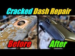 How To Repair A Cracked Dash on Your Classic Car For Cheap! | 1970 Dodge Challenger Dash Repair |