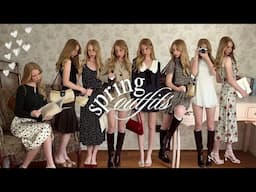 spring outfits ideas (classic, vintage, romantic style)