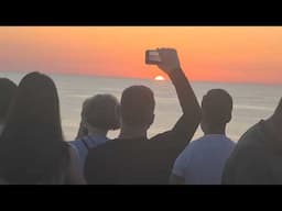 Stromboli Volcano, seen from Tropea at sunset. May 19, 2025