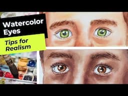 Must Know Tips for Better Watercolor Eyes