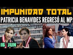 URGENTE: PATRICIA BENAVIDES INGRESÓ AL MINISTERIO PÚBLICO CON SUS ABOGADOS  - 16 JUN
