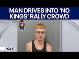 Man drives into crowd at 'No Kings' rally in Virginia, police say