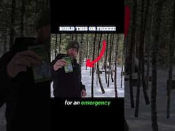 I Built an Emergency Shelter Using Only 2 Items