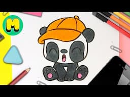 COMO DIBUJAR UN PANDA KAWAII 💖 Dibujos fáciles kawaii 💖Aprende a dibujar animales con Jape