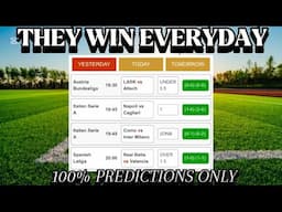 I Never Knew This Accurate Prediction Site Win Everyday Until I Tried - 100% Win Everyday