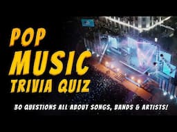 Can You Answer Tough POP Music Trivia Questions Correctly?