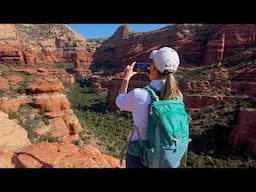 Exploring off trail in Sedona, Arizona