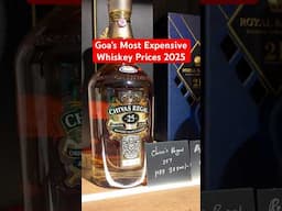 Goa’s Most Expensive Whiskey Prices 2025 #whiskey #goa #alcoholpricesingoa
