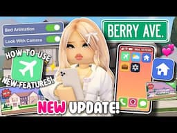 *NEW* PHONE APPS, ANIMATIONS, TRAVEL FAST, FREE & PREMIUM HOUSES + MORE BERRY AVENUE UPDATE 45 😲😍
