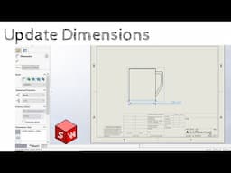How to Update Dimensions [Solidworks Tutorial]