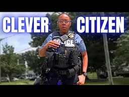 Female Cop SHUT DOWN By Citizen Before She ID Checks Him
