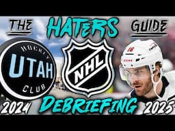The Haters Guide to the 2024/25 NHL Season: Debriefing