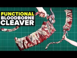 Making a functional bloodborne saw cleaver (cosplay tutorial)