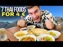 7 Thai Dishes For 4 EUROS TOTAL | Must Eat Place in Phuket Thailand