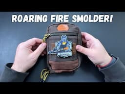 Roaring Fire Smolder Waxed Canvas Pouch Overview!