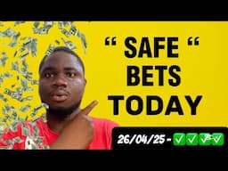 FOOTBALL PREDICTIONS TODAY 26/04/2025 SOCCER PREDICTIONS TODAY | BETTING TIPS, #footballpredictions