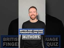 BSL Fingerspelling Quiz: Authors