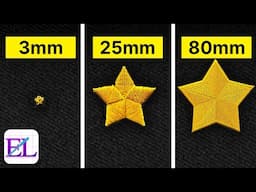 How to Digitize Stars: Small vs Medium vs Large | Machine Embroidery for Beginners