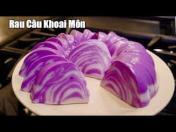 Rau Câu Khoai Môn 💯Từ Nguyên Liệu Và Màu Tự Nhiên / Taro Jelly cake