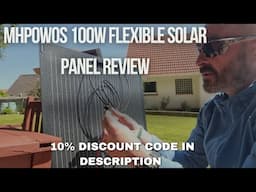 MHPOWOS 100W Flexible Solar Panel Review