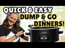 EASY & FAST DINNERS! NO PREP RECIPES PERFECT for SPRING! CROCK POT DINNERS #cooking #easy #recipe
