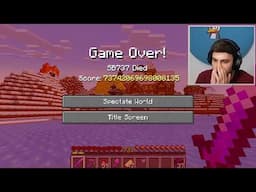 I DIED IN HARDCORE MINECRAFT...