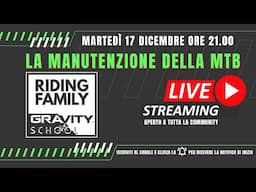 TUTORIAL LIVE: LA MANUTENZIONE DELLA MTB